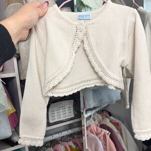 Chic Cream Knit Sweater for Kids